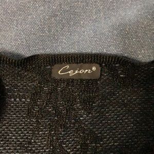 Cejon Accessories - Fringed Lace Poncho Cejon Accessories - Fringed Lace Poncho